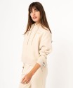 Sweat à capuche coupe courte femme